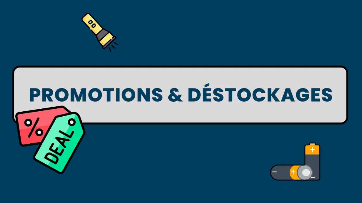 Promotions et déstockages piles & plus