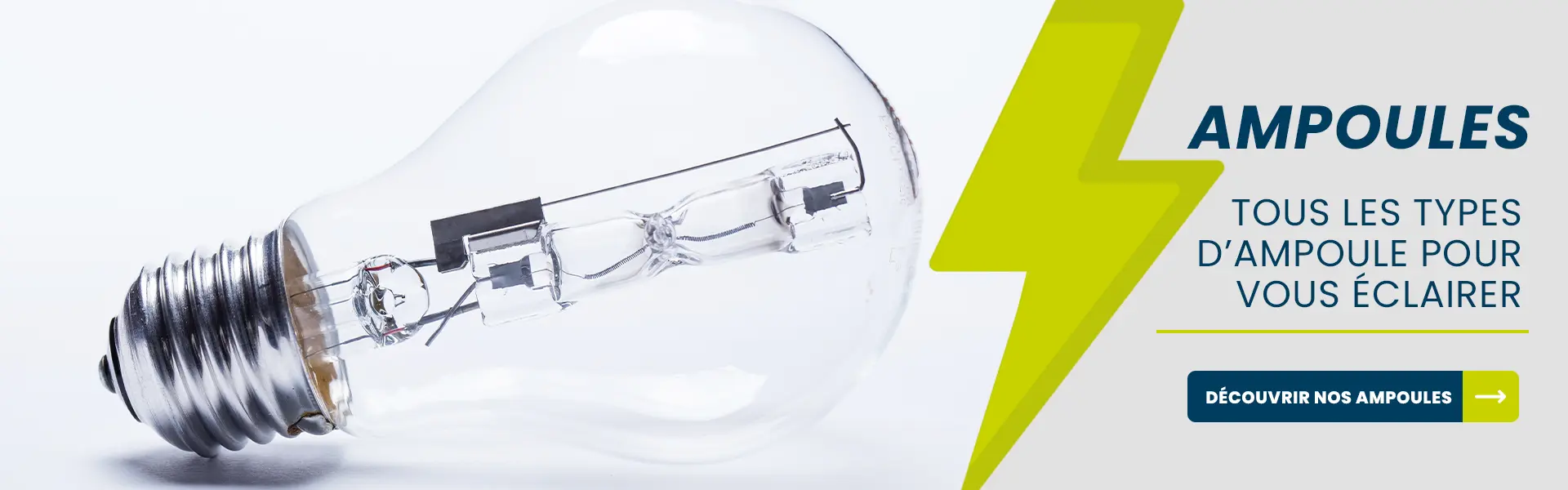 Découvrez toutes nos ampoules