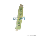 Bloc Multiprise 6 prises secteur + interrupteur - vert