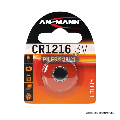 Pile Bouton CR1216 - Lithium 3V