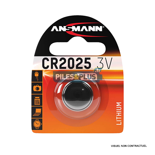 Pile Bouton CR2025 - Lithium 3V