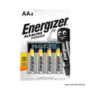 Piles AA LR6 Alcalines Power Energizer - par 4