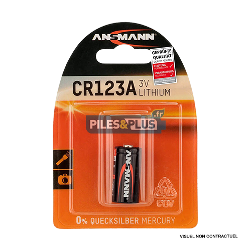 Pile photo Lithium CR123 - CR123A - DL123 - CR17345