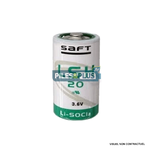 Pile SAFT LSH20 - LS33600 D 3,6V - Lithium industriel