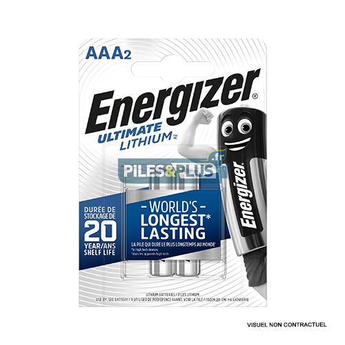 Pile AAA LR03 1.5V Lithium Energizer Ultimate B2