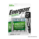 Piles rechargeables AA NiMH - 2300mAh Energizer - par 4
