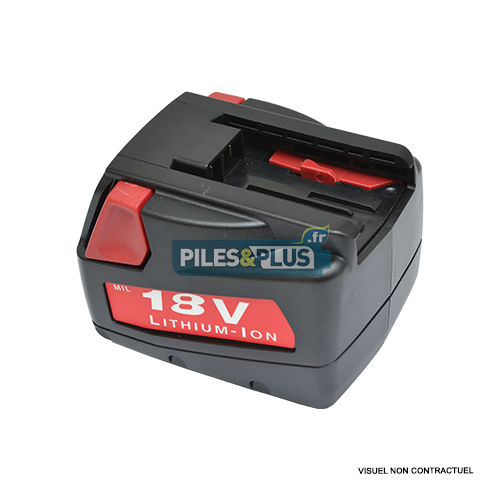 BATTERIE A.Q.PRO  MILWAUKEE 18V 2.0AH LIION 48-11-1830