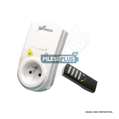 Kit Prises télécommandée : 1 télécommande + 1 variateur intérieur