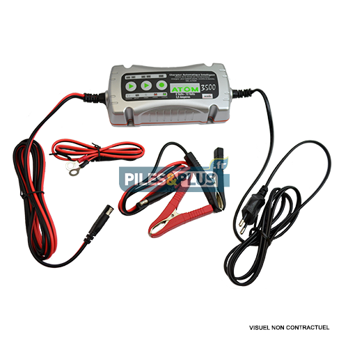 Chargeur intelligent tout type de batteries plomb 6V - 12V - 3.5Ah
