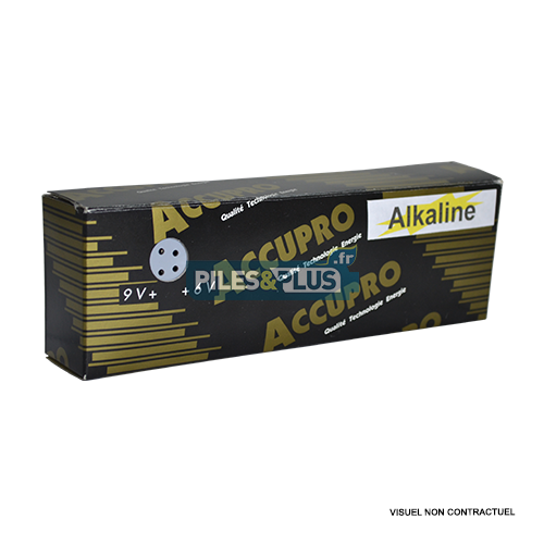 Pile 620L - pile FP620 - Alcaline 6 ou 9V