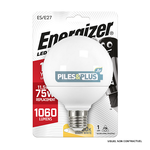Ampoule LED Globe E27 1060lm 11.5W/75W Energizer BL1