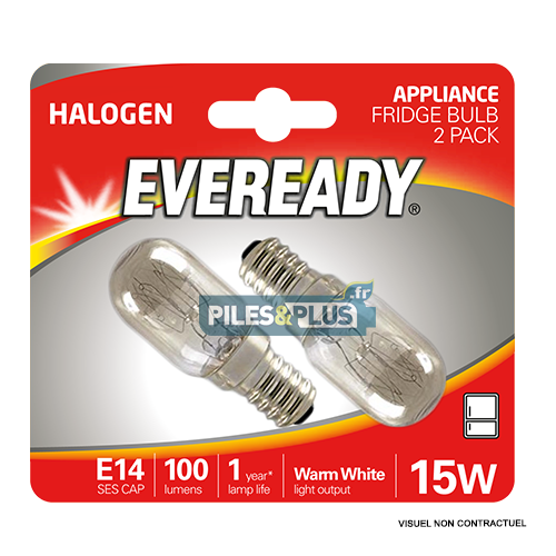 Ampoule Incandescente frigo E14 15W 300°C Eveready B2