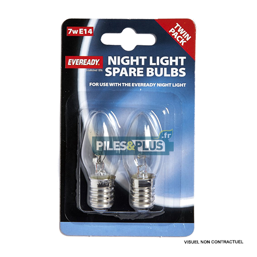 Ampoule Incandescente Veilleuse E14 7W Eveready B2