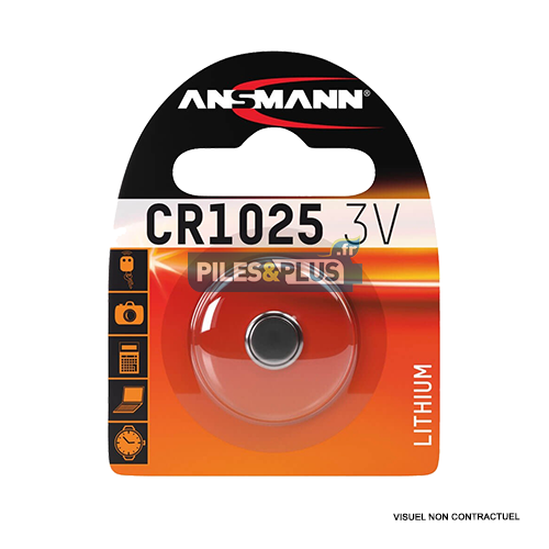 [OE1025] Pile Bouton CR1025 - Lithium 3V
