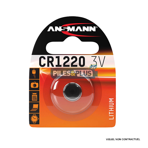 [AN20062] Pile Bouton CR1220 - Lithium 3V