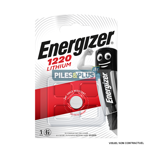 [EN611321] Pile Bouton CR1220 - Lithium 3V Energizer