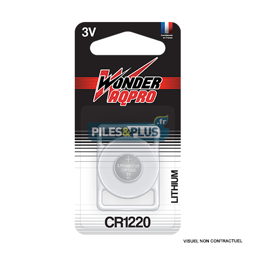 [WP1220] Pile CR1220 - Alcaline 3V Wonder