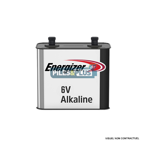[EN628034] Pile alcaline 6V métal pour phare - porto LR820 / 4R25-2 - Energizer