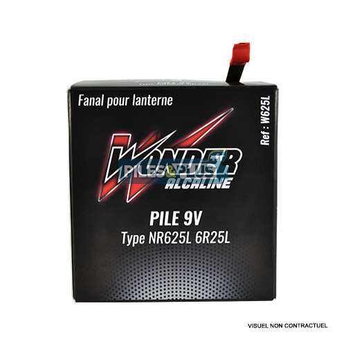 [EV614893] Pile alcaline 9V NR625L - 6R25L pour lanternes SNCF A.Q Pro
