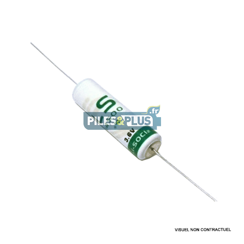 [OELSH6C] Pile SAFT LS14500 LSH6 3,6V - lithium-industriel- Fil coaxial