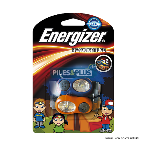 [EN629030] 2 Lampes Frontales pour enfants + 2 CR2032 - Energizer