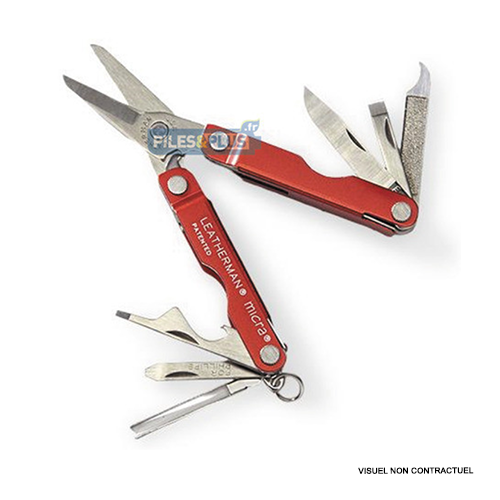 [LEMIR] Leatherman Micra compact - rouge - 11 fonctions