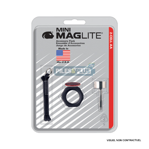 [MGAM2A016] Porte lentille - bague anti-roulements - 3 lentilles pour Maglite AA