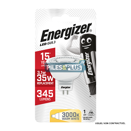 [PO8692] Ampoule LED Spot MR16 345lm 3.1W/35W Energizer BL1