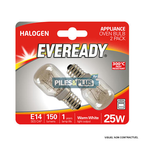 [PO1023] Ampoule Incandescente four E14 25W 300°C Eveready